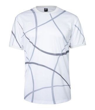 Indian maharadja Men Pique Smash Tee Grey-Print