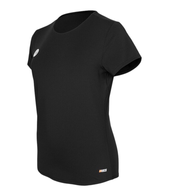 Indian maharadja Women Breeze Tee Round Neck Black