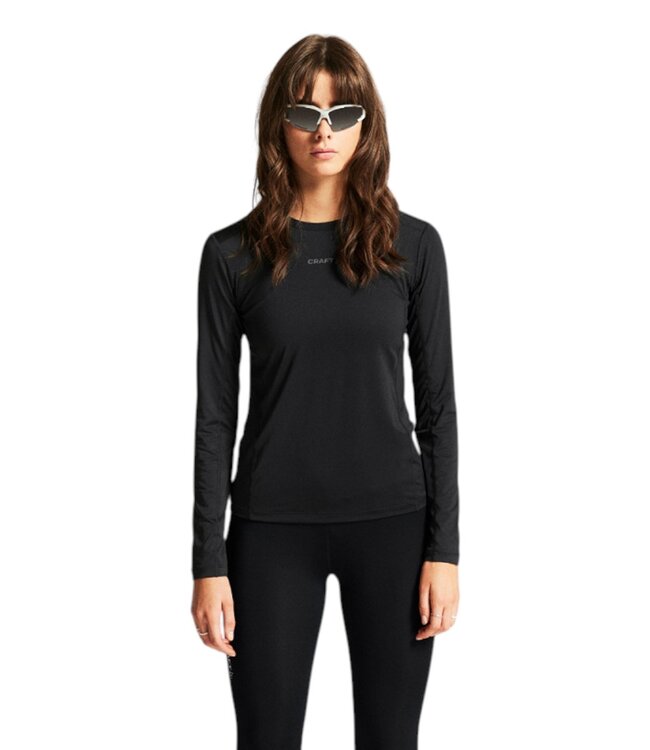 Craft Adv Essence LS Tee 2 W Black