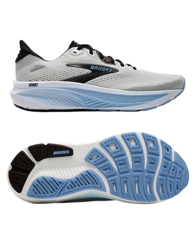 Brooks Ghost 18 Men narrow White/Black/Open Air