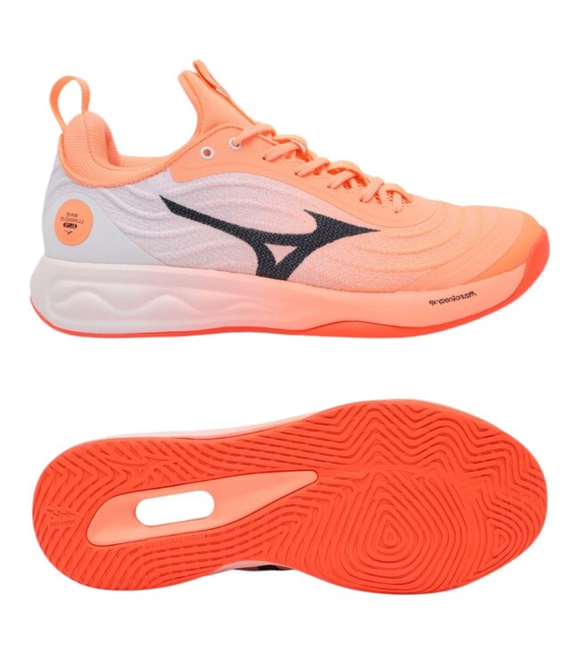 Mizuno Wave Luminous Elite Flamingo Coral/Carbon/White
