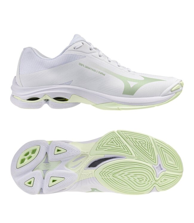 Mizuno Wave Lightning Pro White/Aqua Gray/Ambrosia