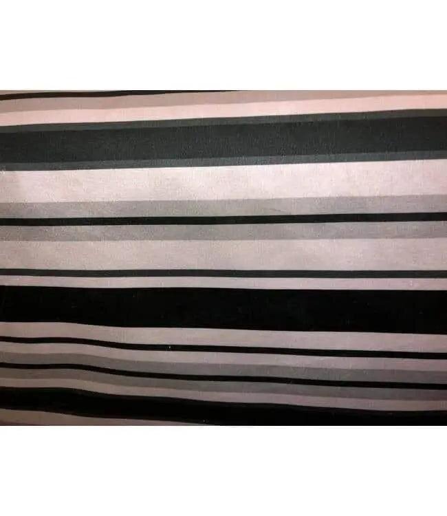 BLADI Velours 3D Strepen Black
