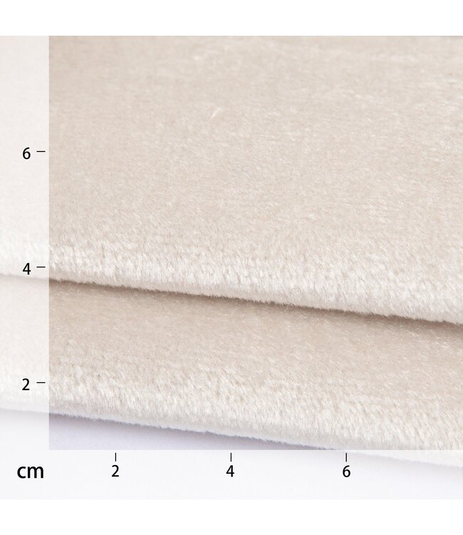 BLADI Velours, velvet Tiffany glans - Wit