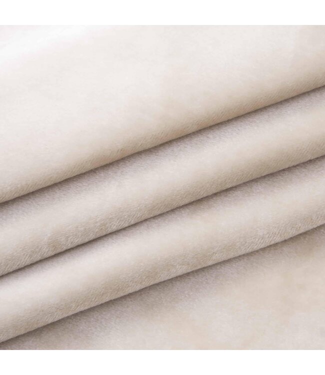 BLADI Velours, velvet Tiffany glans - donker beige