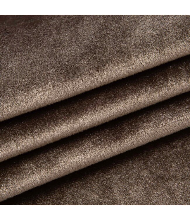 BLADI Velours, velvet Tiffany glans - donker bruin