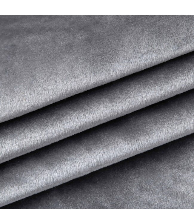 BLADI Velours, velvet Tiffany glans - licht grijs