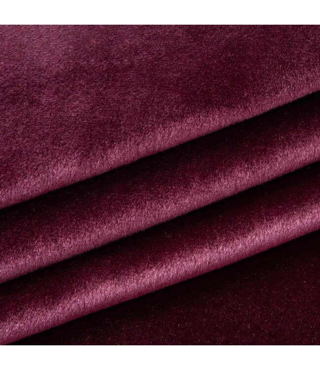 BLADI Velours, velvet Tiffany glans - aubergine