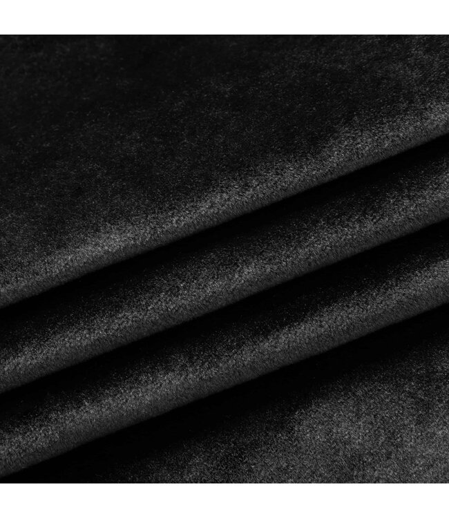 BLADI Velours, velvet Tiffany glans - zwart