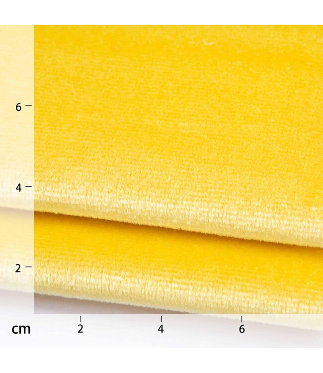 BLADI Velours, velvet Tiffany glans - Geel