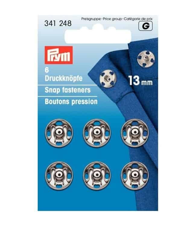 Prym Prym Drukkers Zilver 13mm (krt)