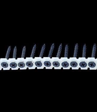 Eigen merk gipsplaatschroef op strip 3,9x35  (grove) 1000 stuks
