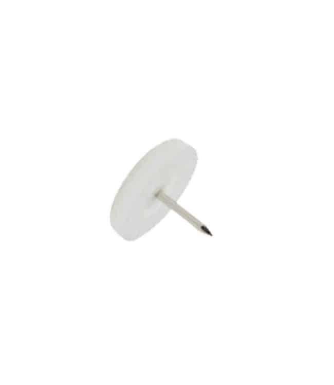 Verlofix Viltnagel, nylon wit met nagel diameter 20 mm per 4 stuks