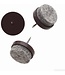 Verlofix Viltnagel, nylon bruin met nagel diameter 20 mm per 16 stuks