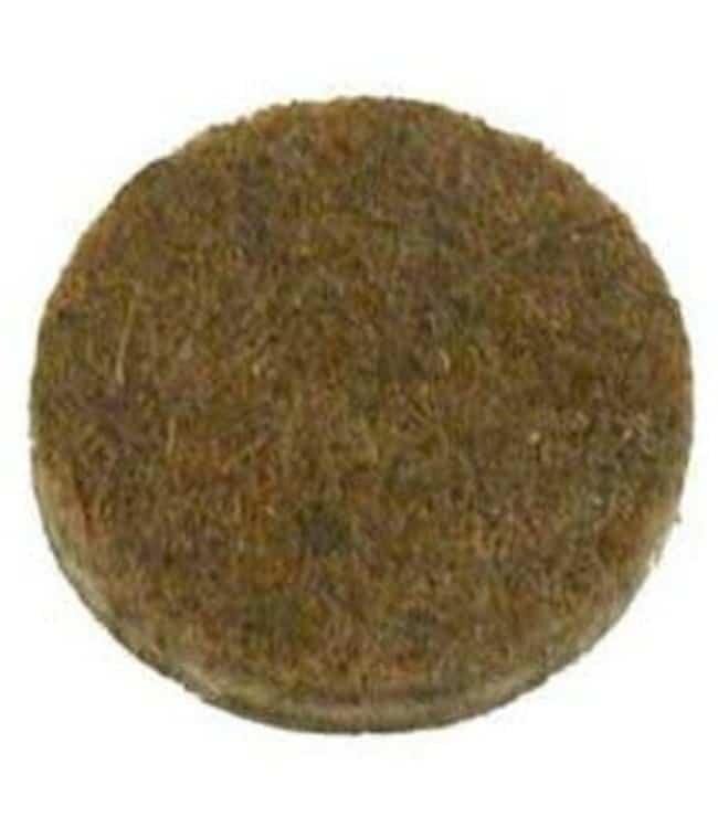 Verlofix Anti-krasvilt, zelfklevend bruin ø18 mm per 16 stuks