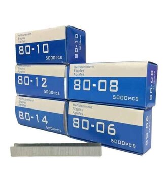 BLADI Nietjes type 80 diverse lengtes 5.000 stuks per doos