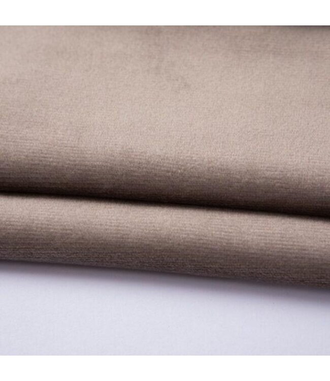 BLADI Holland velvet - Donker taupe