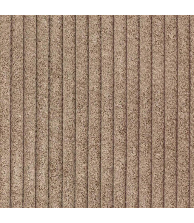 BLADI Ribfluweel - Corduroy Meubelstof – Zacht, Stijlvol en Veelzijdig - Hazel