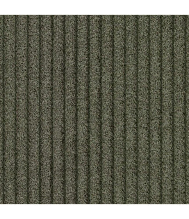 BLADI Ribfluweel - Corduroy Meubelstof – Zacht, Stijlvol en Veelzijdig - Mosgroen
