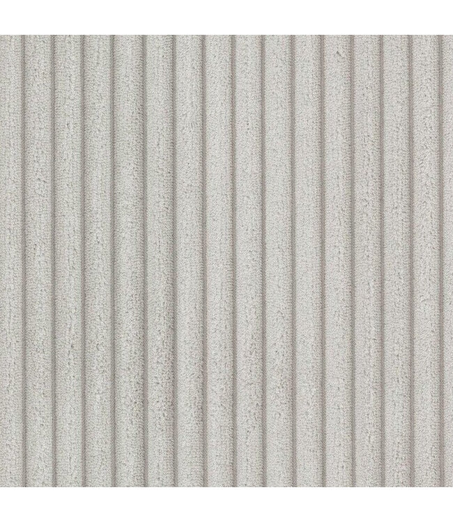 BLADI Ribfluweel - Corduroy Meubelstof – Zacht, Stijlvol en Veelzijdig - Licht grijs