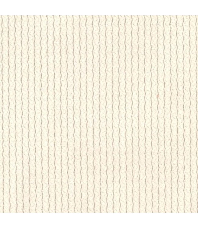 BLADI Geribbeld chenille - wit