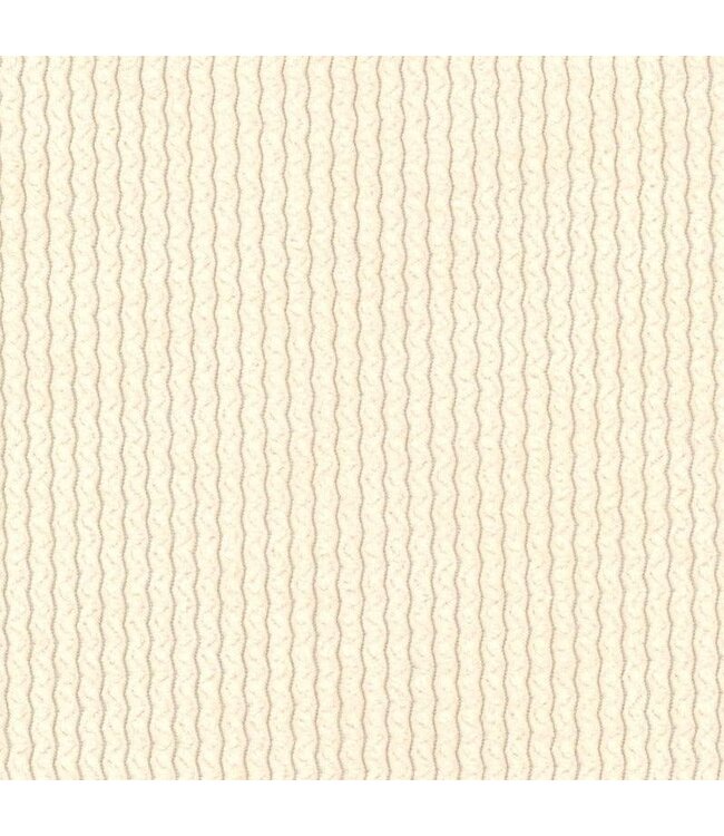 BLADI Geribbeld chenille - creme