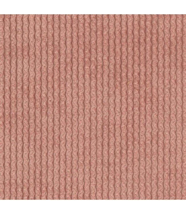 BLADI Geribbeld chenille - roze