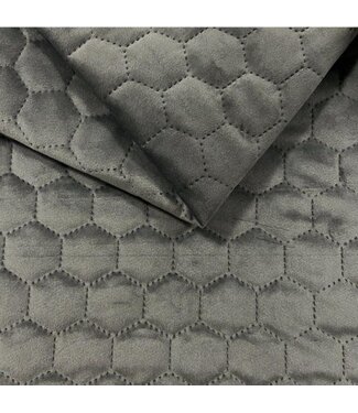 BLADI Gewatteerd holland velvet Hexagoon / honinggraat