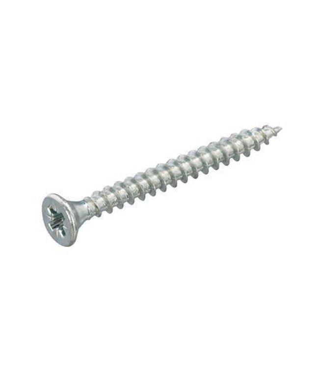 HF Spaanplaatschroef verzinkt platkop pozi - 3 x 12 PZ-1 (200 stuks)