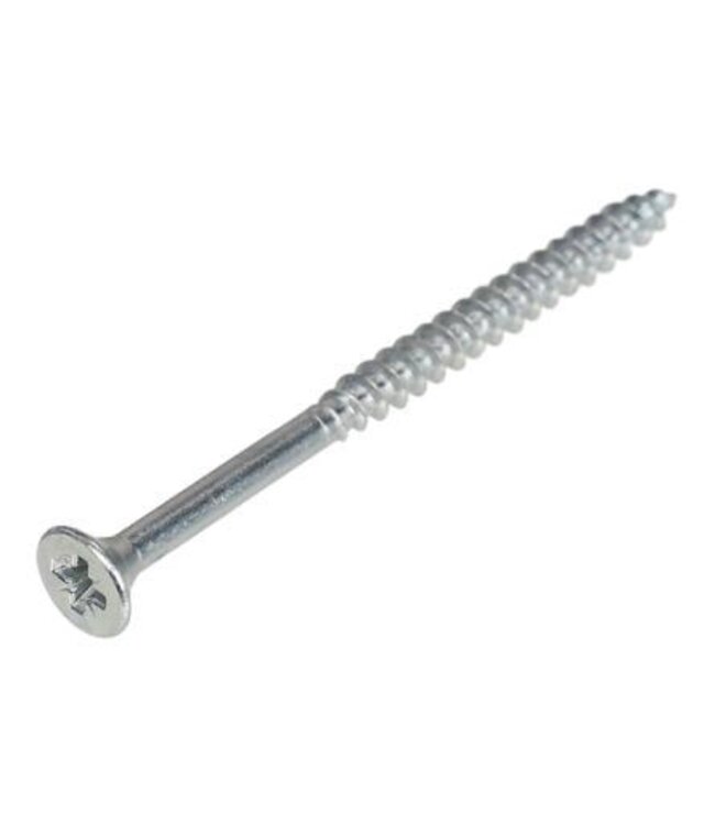 HF Spaanplaatschroef verzinkt platkop pozi - 4.5 x 60 /35 PZ-2 (200 stuks)