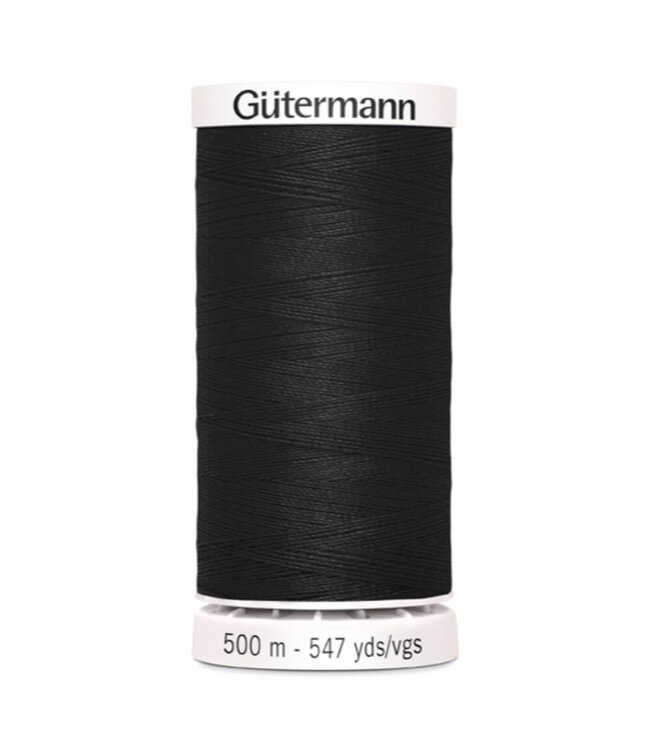 Gutermann Gütermann allesnaaigaren 500m - zwart - 000