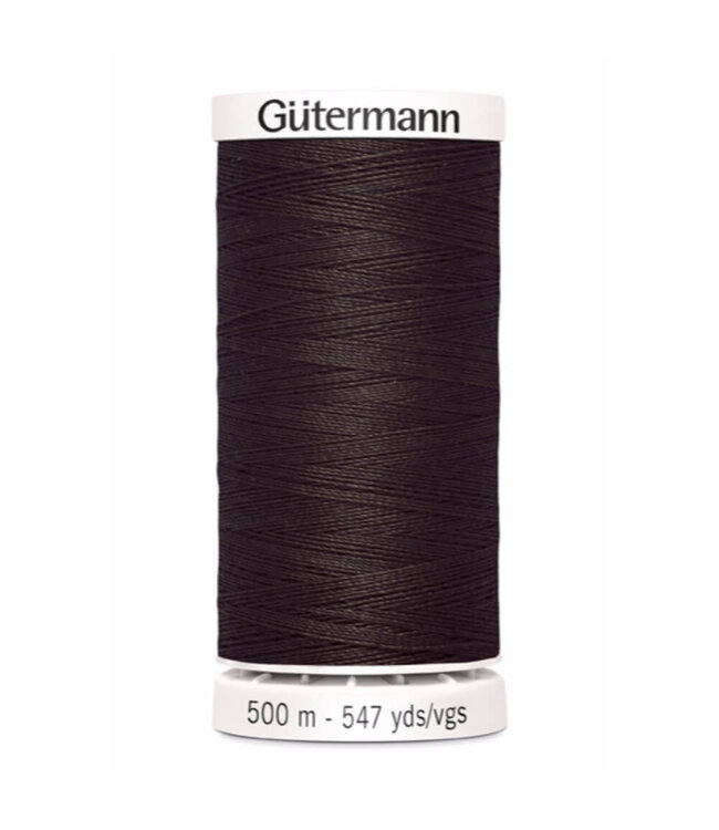 Gutermann Gütermann allesnaaigaren 500m - donker bruin - 696