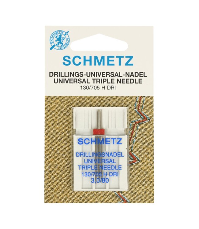 Schmetz Schmetz Drieling 1 naald 3.0-80