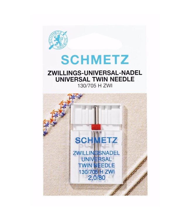 Schmetz Schmetz Tweeling 1 naald 2.0-80