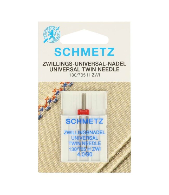 Schmetz Schmetz Tweeling 1 naald 4.0-90