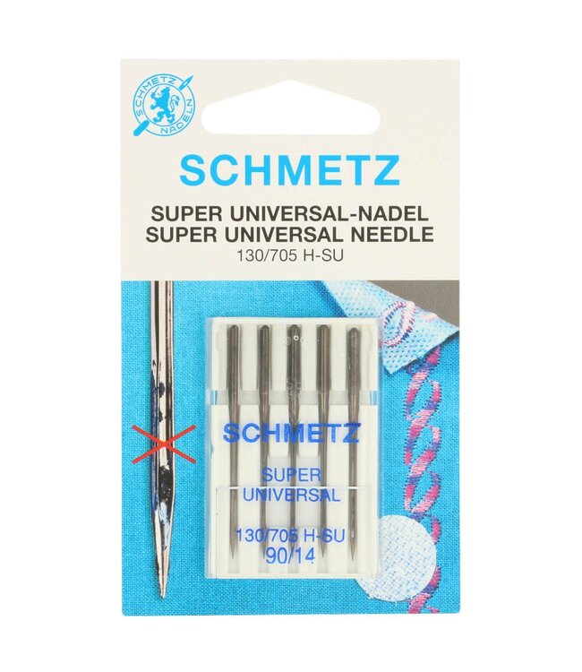 Schmetz Schmetz Super universeel 5 naalden 90-14
