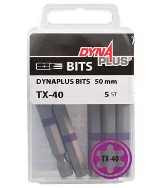 Dynaplus DYNAPLUS SCHROEFBIT 50MM TX-40 PAARS