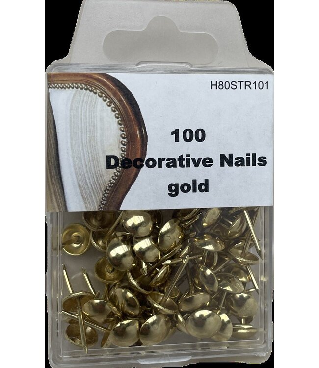 BLADI Siernagels 100 stuks - goud