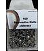 BLADI Siernagels 100 stuks - zilver matt