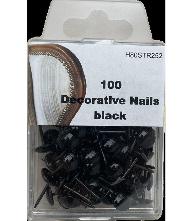 BLADI Siernagels 100 stuks - zwart