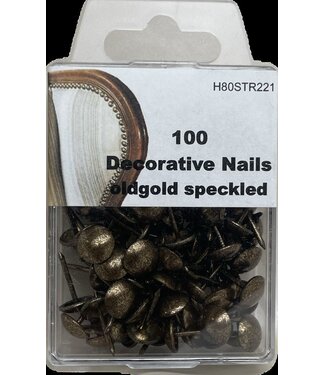 BLADI Siernagels 100 stuks - oud goud