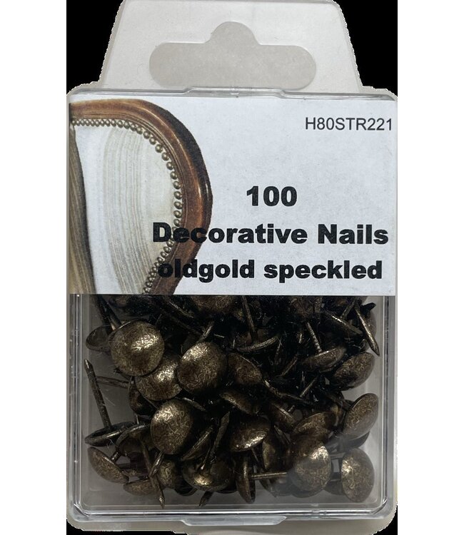 BLADI Siernagels 100 stuks - oud goud