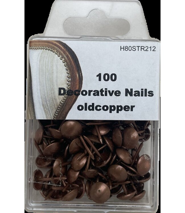 BLADI Siernagels 100 stuks - copper
