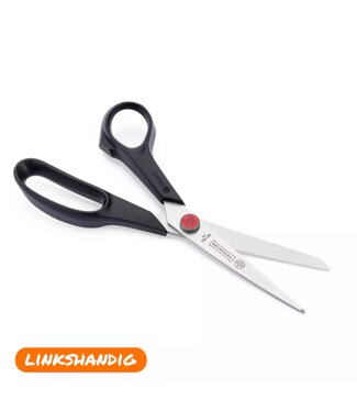 Mundial Mundial Schaar - 21,6 cm - Zwart - Ergonomisch Handvat - Linkshandig