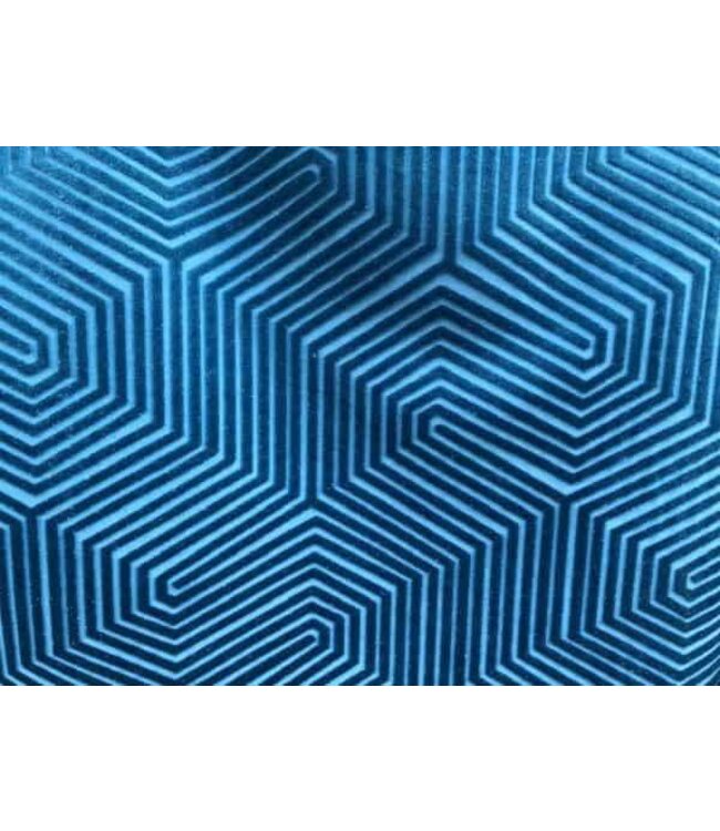 BLADI Velvet / fluweel Bijenkorf - blauw