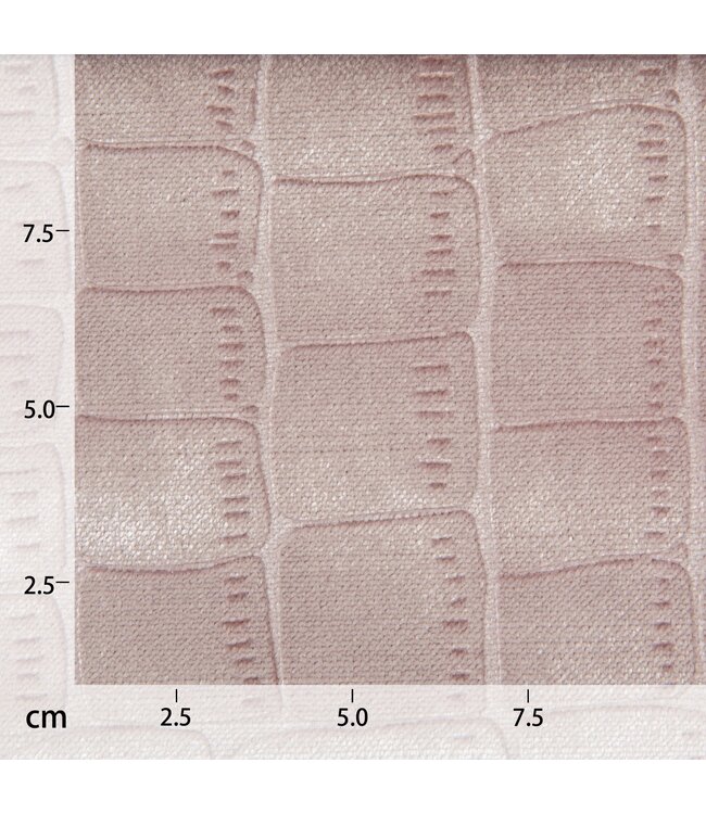 BLADI Velvet glamour croco - Roze