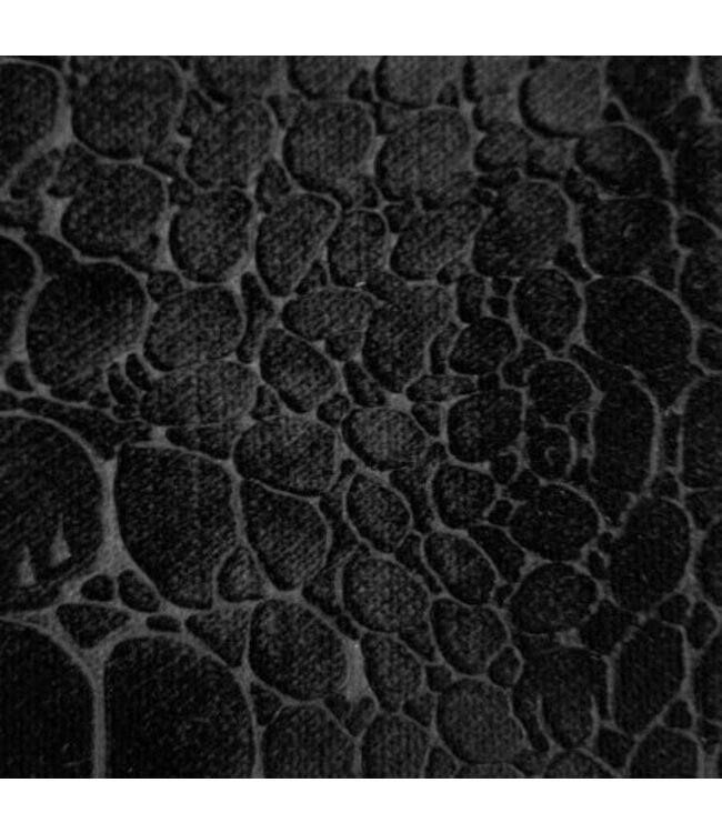 BLADI Velvet glamour croco - Zwart