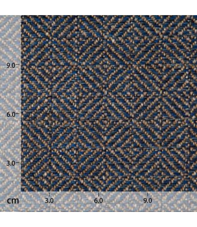 BLADI Lamala gewoven meubelstof - blauw