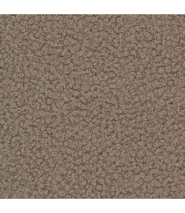 BLADI Bouclé Teddy velours stof - Taupe