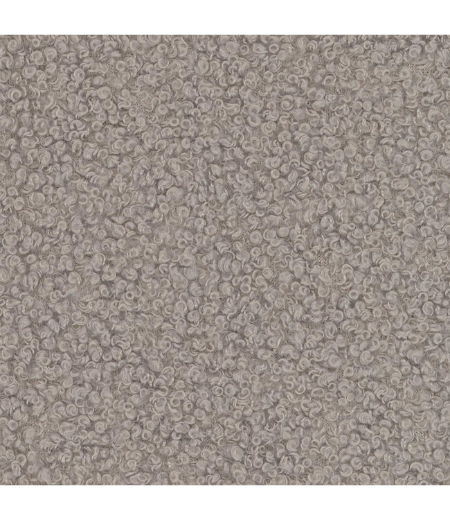 BLADI Bouclé Teddy velours stof - Grijs